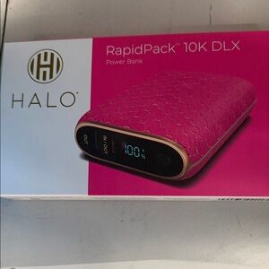Halo RapidPack 10K DLX Charger - Vibrant Pink